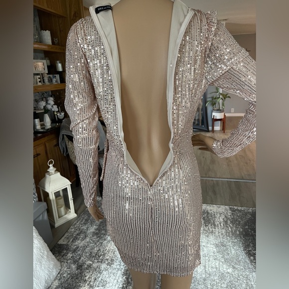 Women’s Glitter Sequin Mini Dress Size Small - Picture 13 of 14